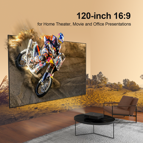 Wemax 120-inch Rollable Ultra Short Throw CLR/ALR Fixed Frame Screen